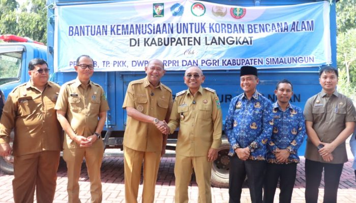 Pemkab Simalungun Salurkan Bantuan Kemanusiaan untuk Korban Banjir Langkat