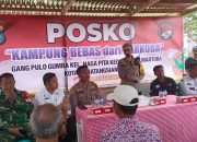 Kapolres Pematangsiantar Resmikan Posko Kampung Bebas Narkoba di Kelurahan Naga Pita