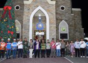 Ka Ops Res Lilin Toba 2025 Polres Samosir Bersama Forkopimda Monitoring Ibadah Malam Natal