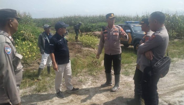 Kapolsek Tanah Jawa Dukung Program Ketahanan Pangan Nasional dengan Penanaman Jagung