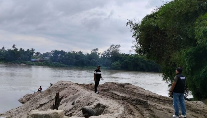 Polres Simalungun Tangkap Tambang Pasir Ilegal di Sungai Bah Bolon