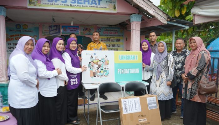 Bunda PAUD Sekaligus Ketua TP Posyandu Kabupaten Asahan Lakukan Kunjungan Kerja ke PAUD dan Posyandu