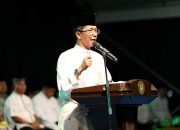 Ribuan Jemaah Penuhi Masjid Agung Raja Hamidah dalam Peringatan Isra Mikraj. Amsakar Serukan Penguatan Iman dan Harmoni Sosial