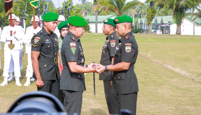 Letkol Inf Jati Yuli Ardiputra Resmi Menjabat Danyonif 122/Tombak Sakti, Menggantikan Letkol Inf Wahidin Sobar