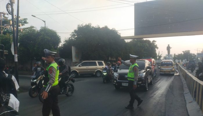 Polres Pematangsiantar Gelar Pos Padat Pagi, Sukses Atasi Kepadatan Lalu Lintas