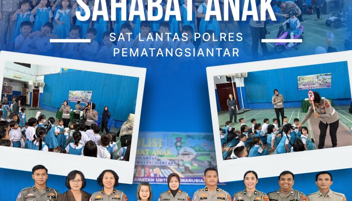 Polres Pematangsiantar Gelar Polisi Sahabat Anak di Yayasan Perguruan Sultan Agung