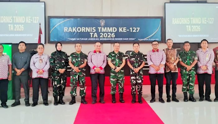 Pemkab Simalungun dan Kodim 0207/Sml Ikuti Rakornis TMMD Ke 127 TA 2026