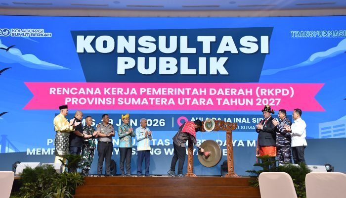 Bupati Samosir Hadiri Acara Konsultasi Publik RKPD Provsu Tahun 2027.