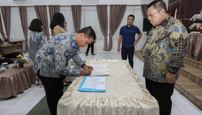 Pemko Tamatkan Penandatanganan Dokumen Perjanjian Kinerja Tahun 2026