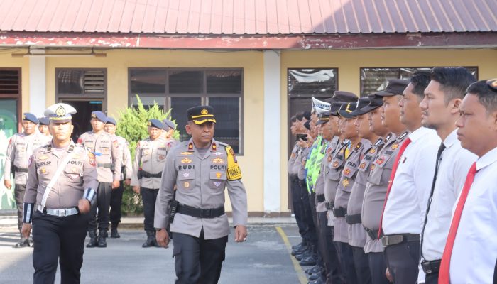 Ops Keselamatan Toba 2026 Resmi Digelar, Wakapolres Pematangsiantar Pimpin Apel Pasukan