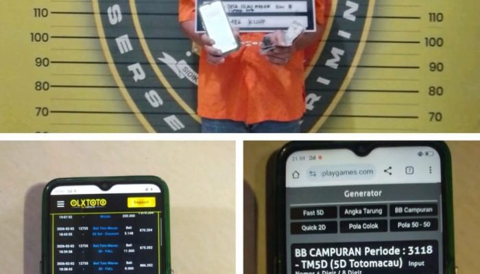 Agen Judi Toto Gelap Macau di Asahan Ditangkap
