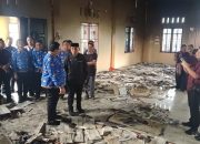 Bupati Simalungun Tinjau Lokasi Kebakaran Gereja dan TK/PAUD