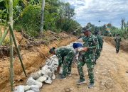 Semangat Tanpa Henti, Satgas TMMD ke-127 Kodim 0207/Simalungun Genjot Pembangunan Jalan di Nagori Bahapal
