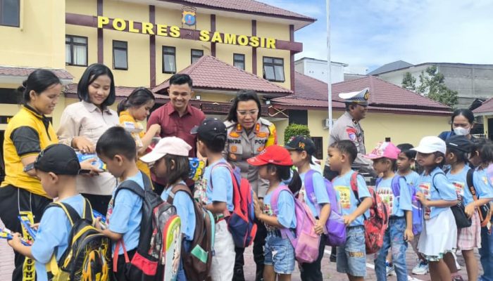 Program Polisi Sahabat Anak, Sambut Outing Class PAUD/TK Pelita Bangsa