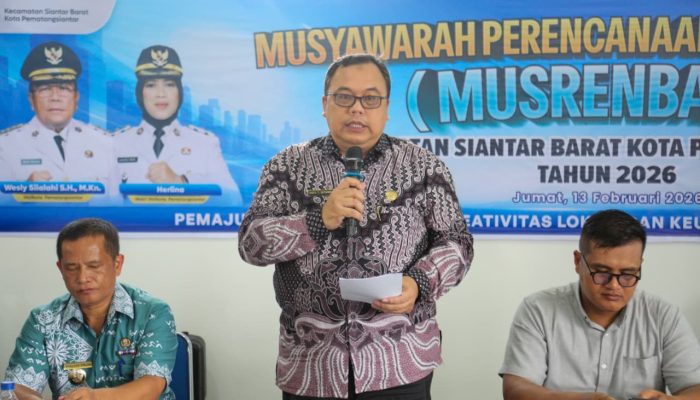 Musrenbang Siantar Barat Bahas 123 Usulan Pembangunan