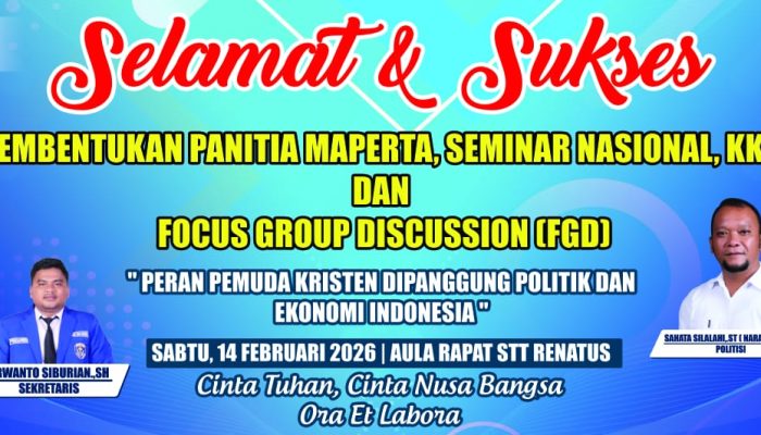GAMKI Simalungun Dorong Pemuda Kristen Aktif di Politik dan Ekonomi