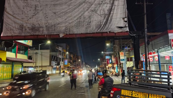 Malam Minggu Tanpa Deru Knalpot Blong, Polres Pematangsiantar Gelar KRYD di Titik Rawan