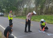 Aksi Cepat Gakkum Lantas Simalungun Tangani Laka Maut di Jalan Siantar-Tebing Tinggi, 1 orang Tewas