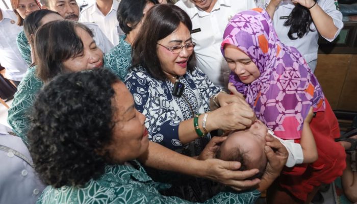 Ny Liswati Wesly Silalahi Pantau Posyandu, Fokus Kesehatan Balita dan Lansia