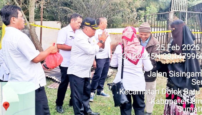 Pemkab Simalungun Salurkan Bantuan Kepada Korban Bencana Kebakaran di Kecamatan Dolok Batu Nanggar