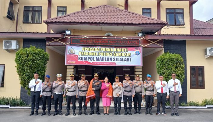 Polres Samosir Lepas Kompol (Purn) Marlan Silalahi, Aku Penuh Syukur