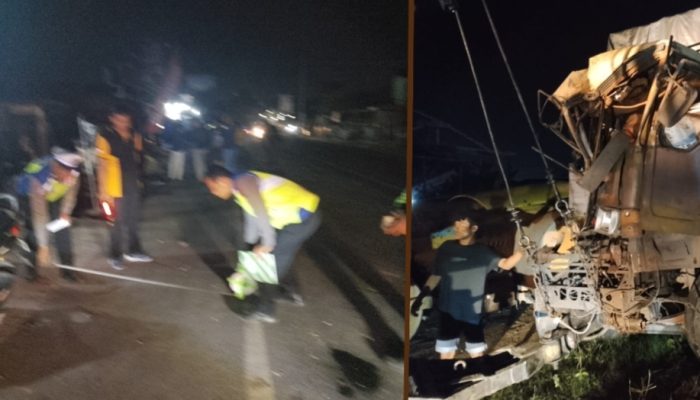 Polres Simalungun Tangani Kecelakaan Beruntun di Tapian Dolok, 1 Orang Tewas
