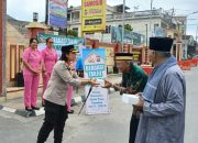 Polres Samosir Bagikan Takjil kepada Masyarakat, Wujud Kepedulian Polri