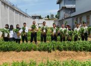 Lapas Kelas IIA Batam Panen 150 Kg Sayur Kangkung, Dukung Ketahanan Pangan Nasional