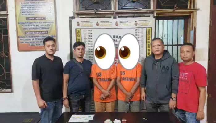 Dua Pengedar Narkoba Ditangkap di Warung Tuak eks Kompleks Lokalisasi Bukit Maraja. 4,6 Gram Sabu Diamankan