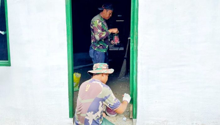 Kegiatan Finishing RTLH TMMD Ke-127: Wujud Nyata Kepedulian TNI Terhadap Kesejahteraan Masyarakat