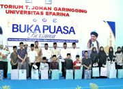 Hadiri Bukber Unefa, Rumah Sakit Efarina Etaham dan Efarina TV, Bupati Simalungun Sampaikan Apresiasi Kepada Unefa Raih Predikat Unggul