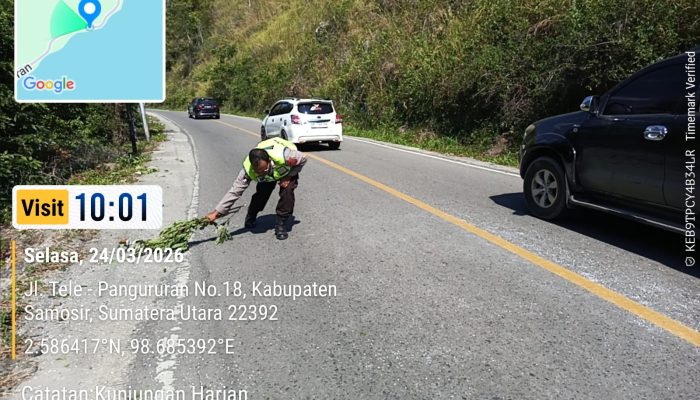 Polisi di Samosir Tangani Kecelakaan Mobil dan Becak Motor, Tak Ada Korba