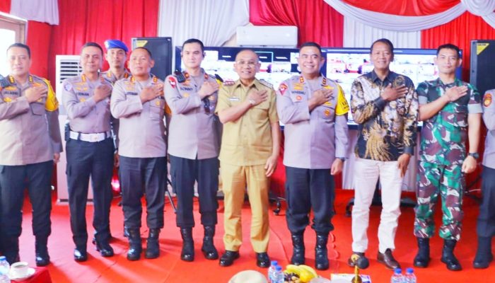 Bupati Simalungun Dampingi Kapoldasu Ikuti Kegiatan Anev Sitkamtibmas dan Monitoring Pelayanan Idul Fitri 1447 H