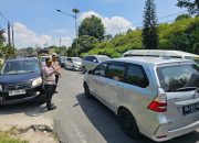 Kapolres Simalungun Turun Langsung, Atasi Kemacetan Arus Balik
