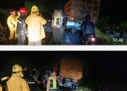 Polsek Tanah Jawa Respons Cepat, Pohon Tumbang di Bukit Kembar Dibersihkan