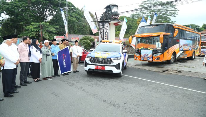 Bank Sumut dan Bank Sumut Syariah Siantar Berangkatkan 72 Calon Jamaah Haji/Hajjah Siantar Simalungun Ikuti Manasik Haji Akbar