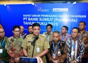 Hadiri Rapat RUPS, Bupati Samosir Dukung Bank Sumut Naik Kelas Untuk Pembangunan dan Pertumbuhan Ekonomi Daerah.