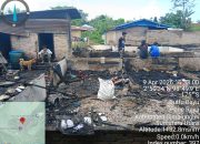 Kebakaran Ludeskan 4 Rumah di Kampung Tempel Dolok Pardamean Simalungun