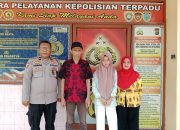 Pelajar Hilang Ditemukan, Polsek Gunung Malela Dapat Apresiasi