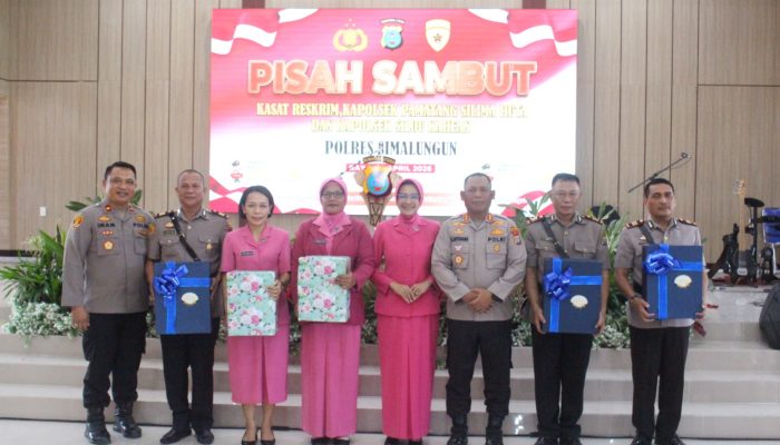 Polres Simalungun Gelar Pisah Sambut Tiga Pejabat Strategis