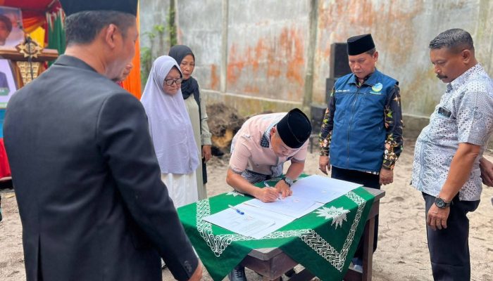 Camat Pulau Rakyat Hadiri Tablig Akbar, Warga Pulau Rakyat Pekan Hibahkan Tanah Untuk Pembangunan Masjid