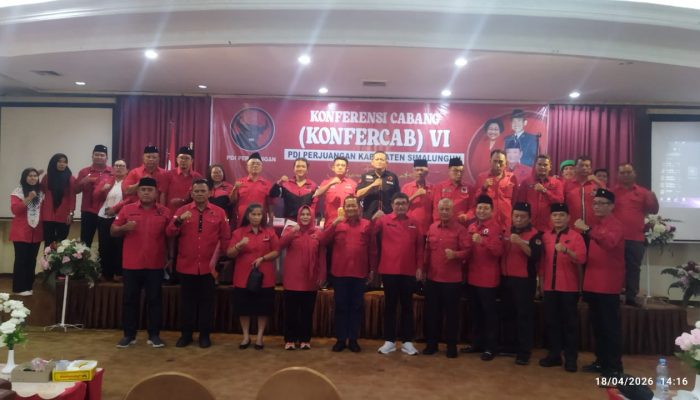 Konfercab VI PDI-P Simalungun: Steven Samrin Girsang Kembali Pimpin DPC 2025-2030