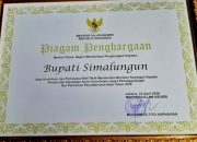 Bupati Simalungun Terima Penghargaan Kemendagri di Musrenbang RKPD Sumut 2027