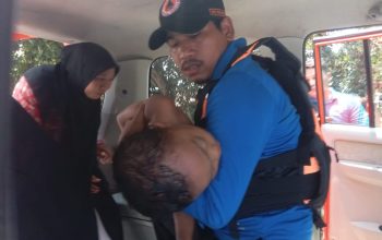 Balita Hanyut di Sungai Meninggal, BPBD : “Kita sudah berupaya tapi Tuhan lebih menyayangimu nak”
