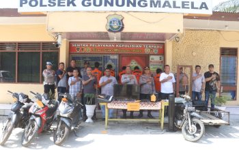 Polsek Gunung Malela Bongkar Jaringan Kriminal Serbabisa, 15 Tersangka Diamankan