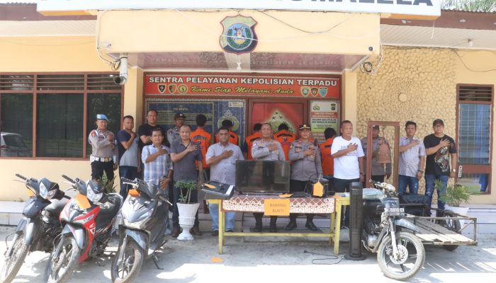 Polsek Gunung Malela Bongkar Jaringan Kriminal Serbabisa, 15 Tersangka Diamankan