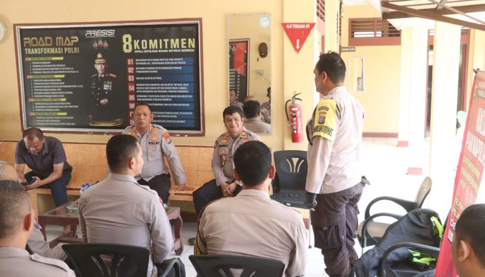 Kapolres Simalungun Tekankan Profesionalisme dan Integritas Saat Kunker ke Polsek Dolok Batu Nanggar