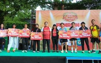 Fun Run 7K Meriahkan Hari Jadi ke-155 Pematangsiantar, Wesly Ajak Warga Marolahraga