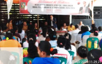 Reses di Saribulaksa, Anggota DPRD Simalungun Jepri Saragi Soroti Gedung SD, Jalan PTPN, dan Air Bersih