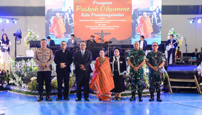 Hadiri Paskah Oikumene 2026, Pemko Pematangsiantar Ajak Jaga Kebersamaan dan Perangi Narkoba